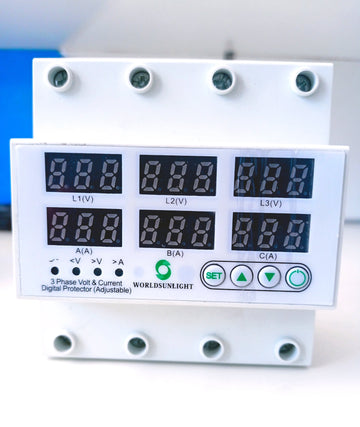 AC 3-Phase Voltage Protector 63A | Under & Over Voltage Protection