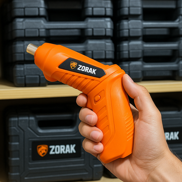 ZORAK Electric Screwdriver Kit – Rechargeable + 47-Piece Tool Set + Heavy Duty Carry Case