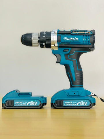 Makita 36V Cordless Li-ion Drill Machine Kit (2 Batteries + Full Accessories)