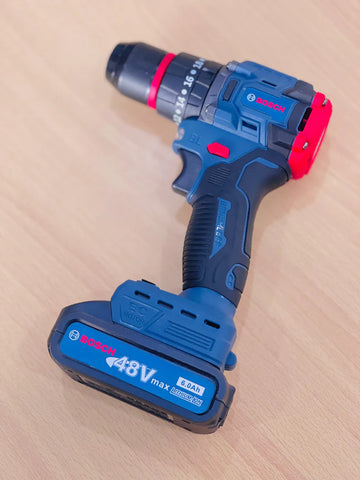 Bosch 48V Brushless Cordless Drill Machine Kit – 2 Batteries + Full Accessories + Heavy Case