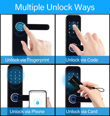 S6 Smart Door Lock | High security Lock | with Different key
With most features