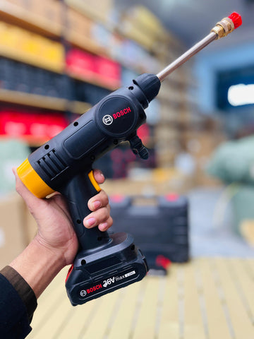 Bosch 36V Cordless Car Washer Machine – High Pressure Portable Cleaning Kit with Dual Batteries